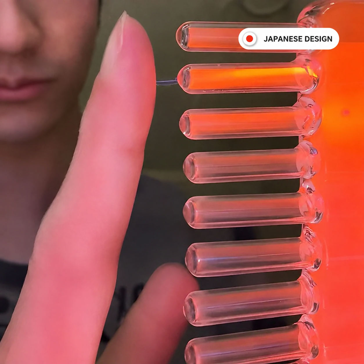 Hair-Strengthening Ozone Comb with High-Frequency Microcurrents and Massage Function for Hair Growth - Image 2